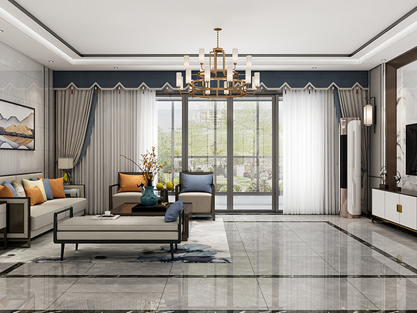 戴總園洲新中式效果圖